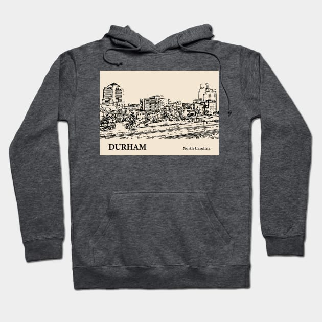 Durham - North Carolina Hoodie by Lakeric